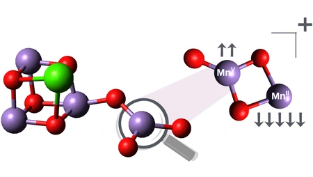 Modell des Manganoxid-Clusters