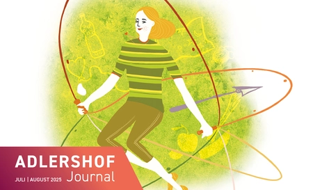 Illustration: woman jumping rope