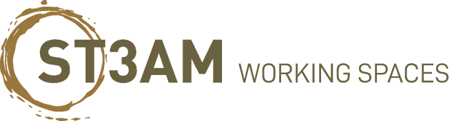 Logo: ST3AM Working Spaces