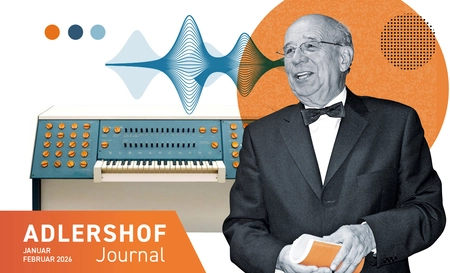 Photo montage: instrument and developer