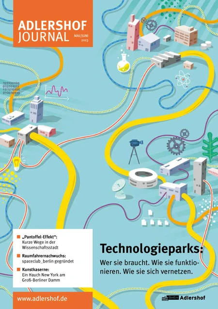 Adlershof Journal Mai/Juni 2013 - Cover. Bild: Adlershof Journal