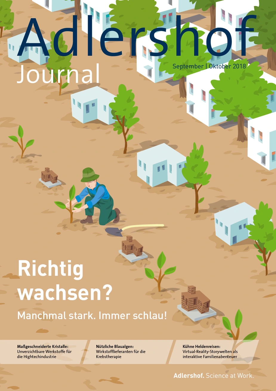 Illustration: Ralph Stegmaier © Adlershof Journal, Adlershof Journal Cover