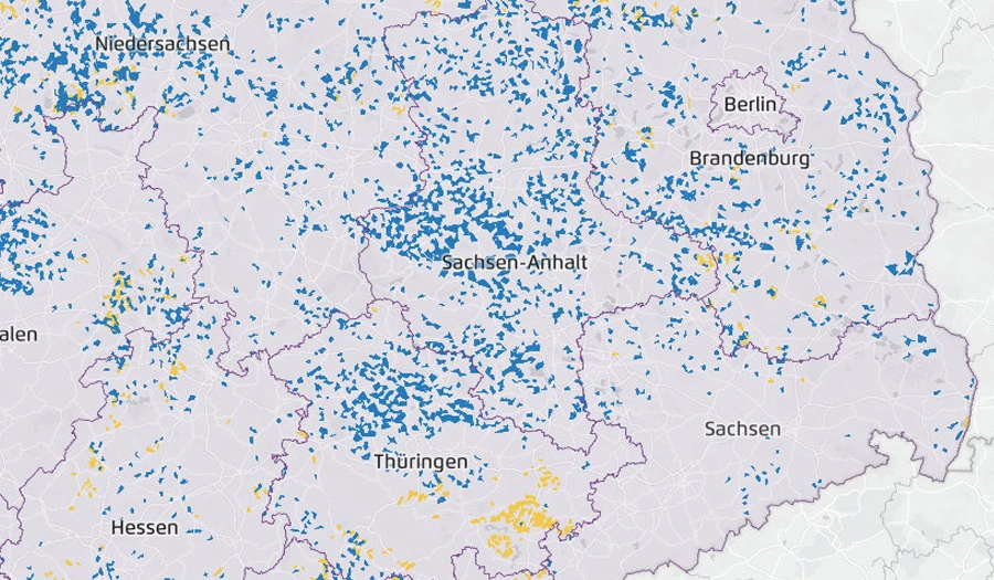 Karte Geoinformationen Reiner Lemoine Institut