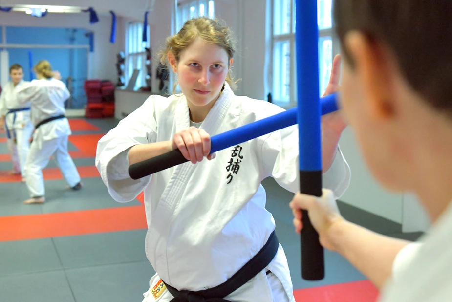 Mara Oßwald beim Jiu-Jitsu. Bild: © Adlershof Journal