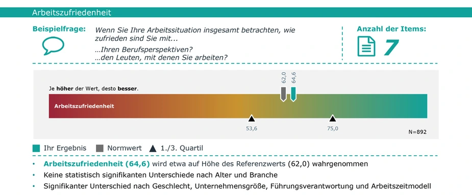 Abb. 4: Arbeitszufriedenheit, Grafik: IFBG