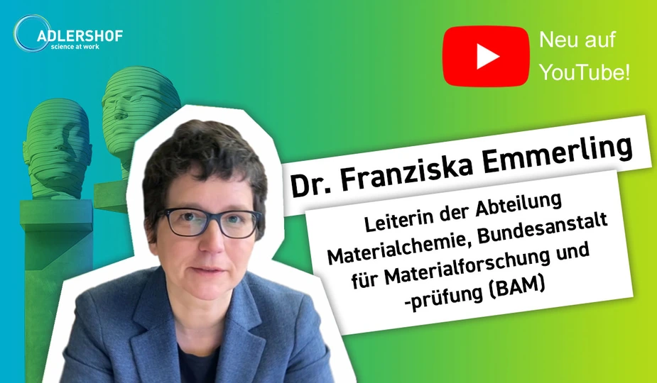 Dr. Franziska Emmerling- RoleModels Adlershof Video ©WISTA Management GmbH